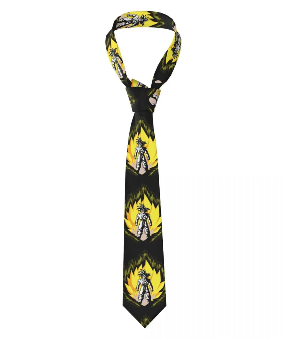 Vegeta Royal Saiyan Symbol Necktie – Dragon Ball Z Slim 8cm Unisex Tie