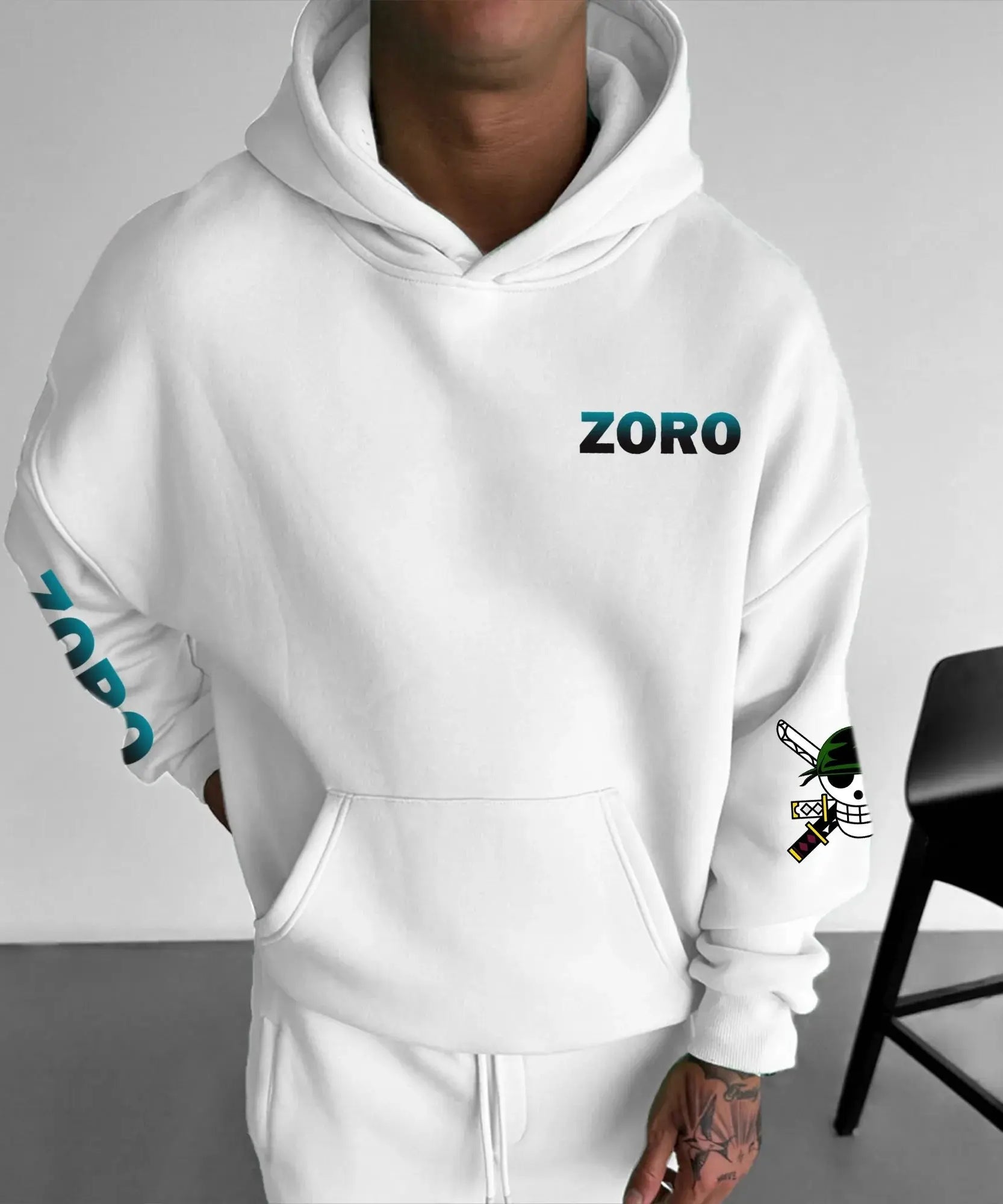 One Piece Zoro Anime Men Women Hooded Sweatshirt Streetwear Casual Pullover Hoodie Graphic Print Long Sleeve Spring Autumn Tops