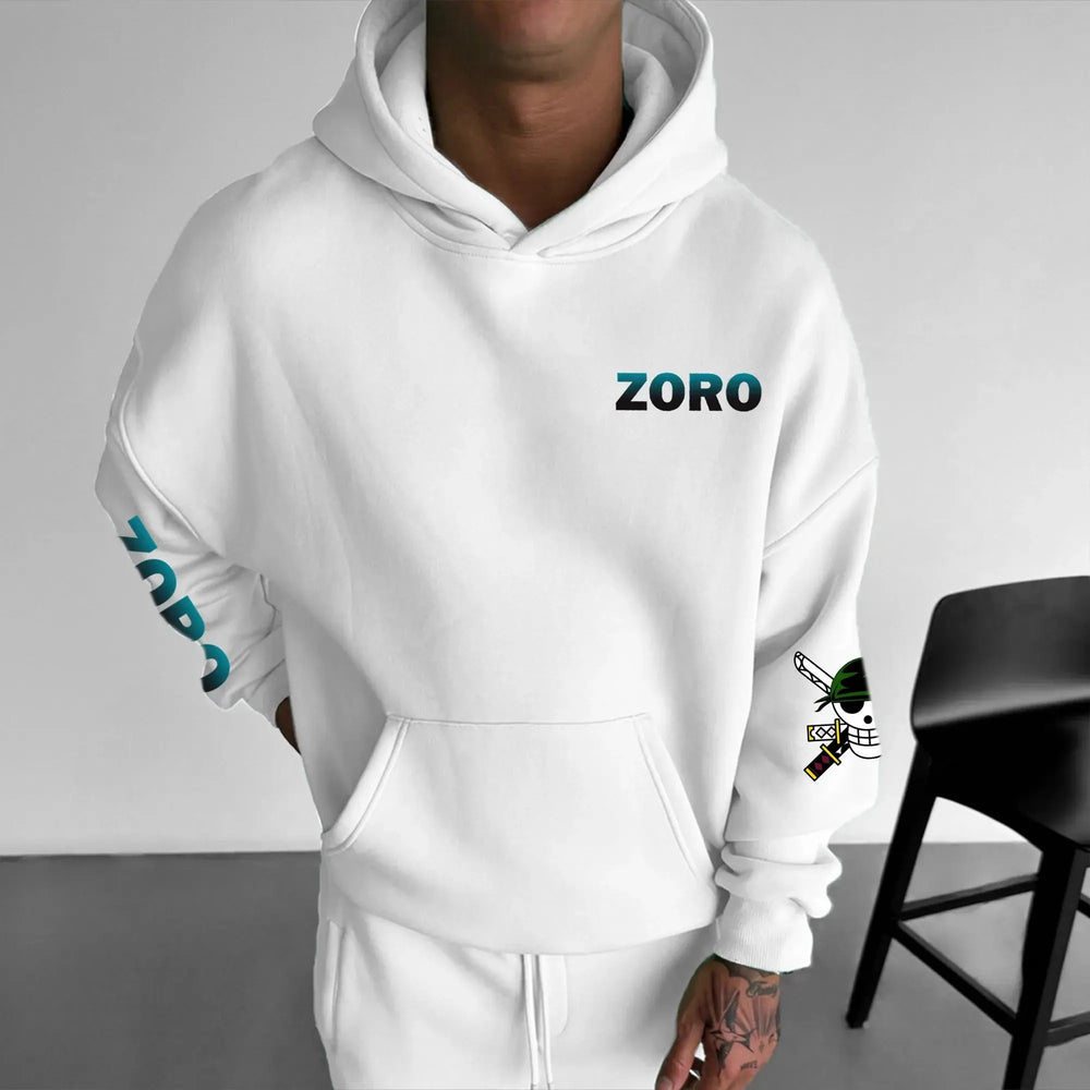 One Piece Zoro Hoodie — Graphic Print Pullover 3