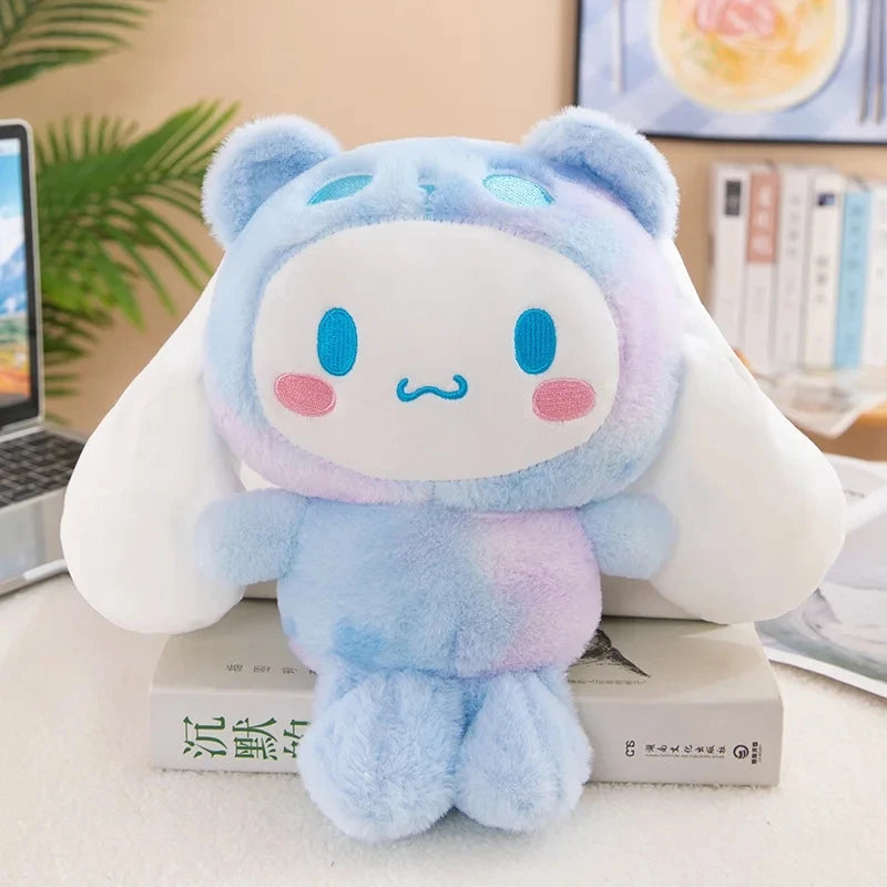 Sanrio 25Cm Anime Kuromid Toys Kawaii Mymelody Cinnamorol Plush Soft Stuffed Animals Doll Plushie Pillow Xmas