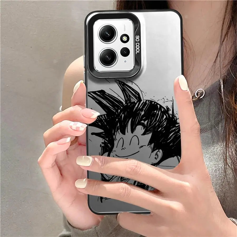 Cute Dragon Ball Goku Shell Phone Case for Xiaomi Redmi Note 10s 10 11 Pro 12 13 14 Pro Plus 11s