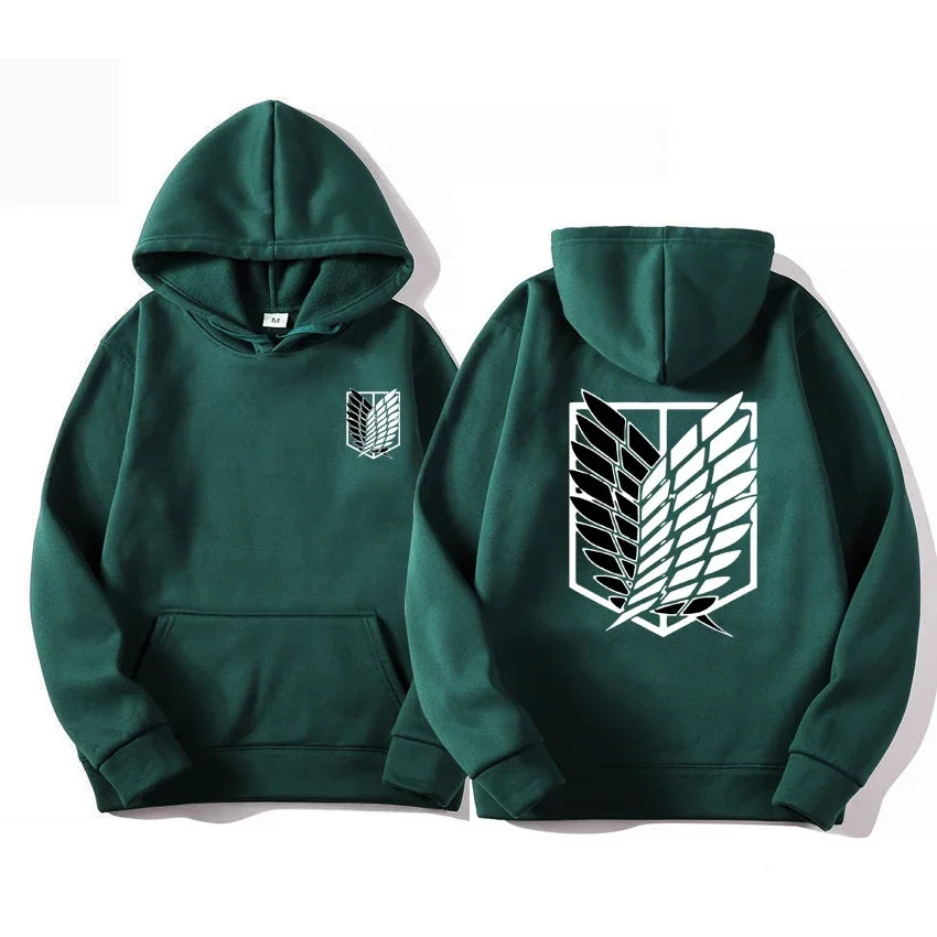 Attack on Titan Anime Graphic Hoodie – Shingeki no Kyojin Streetwear Pullover 4