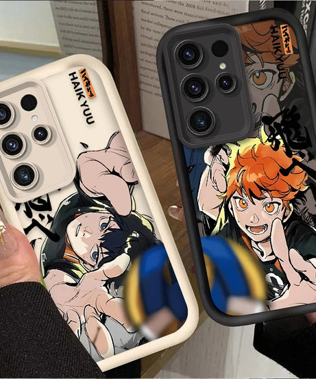 Anime Haikyuu Shoyo Hinata Case For Samsung Galaxy S24 S25 S23 Ultra S22 S21 Plus FE A36 A56 A26 A16 A06 A15 A25 A35 A55 5G Etui