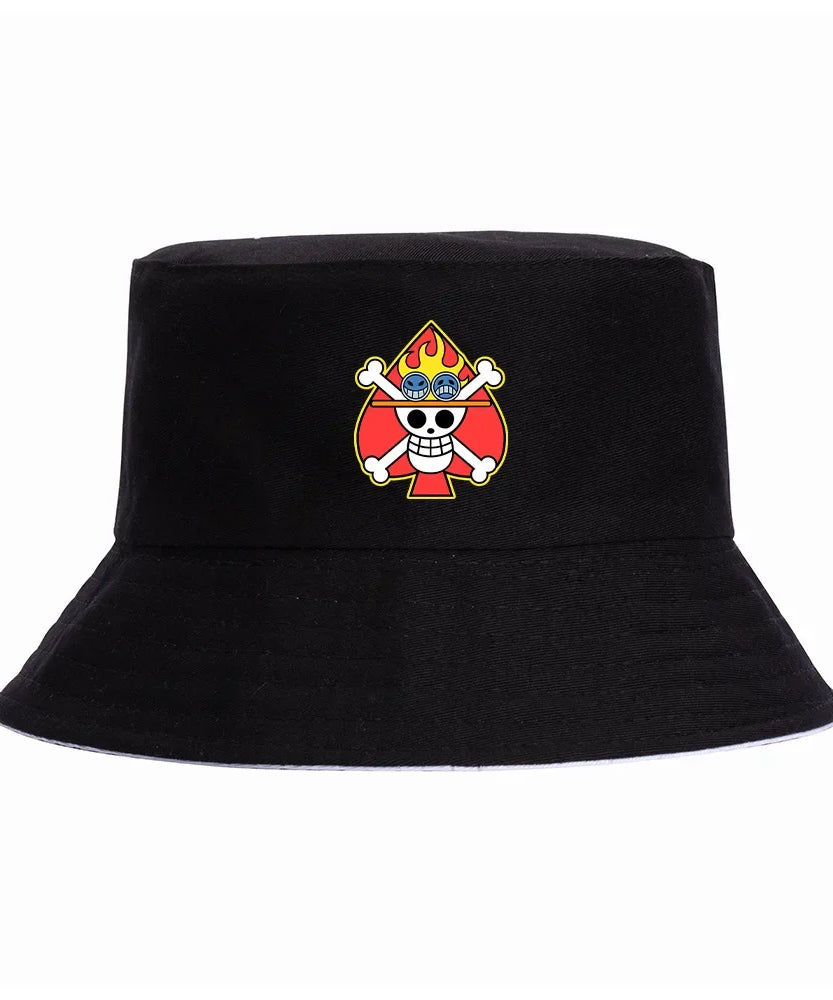One Piece Luffy Bucket Hats Fashion New High Quality Women Men Hiphop Cool Lady Male Summer Casual Fisherman Cap Outdoor Sun Cap