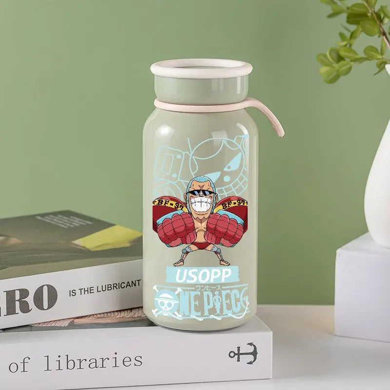 Anime One Piece Monkey D. Luffy Roronoa Zoro Nami Usopp Chopper Nico Robin Franky Insulated Cup Drinking Cup Anime Cup