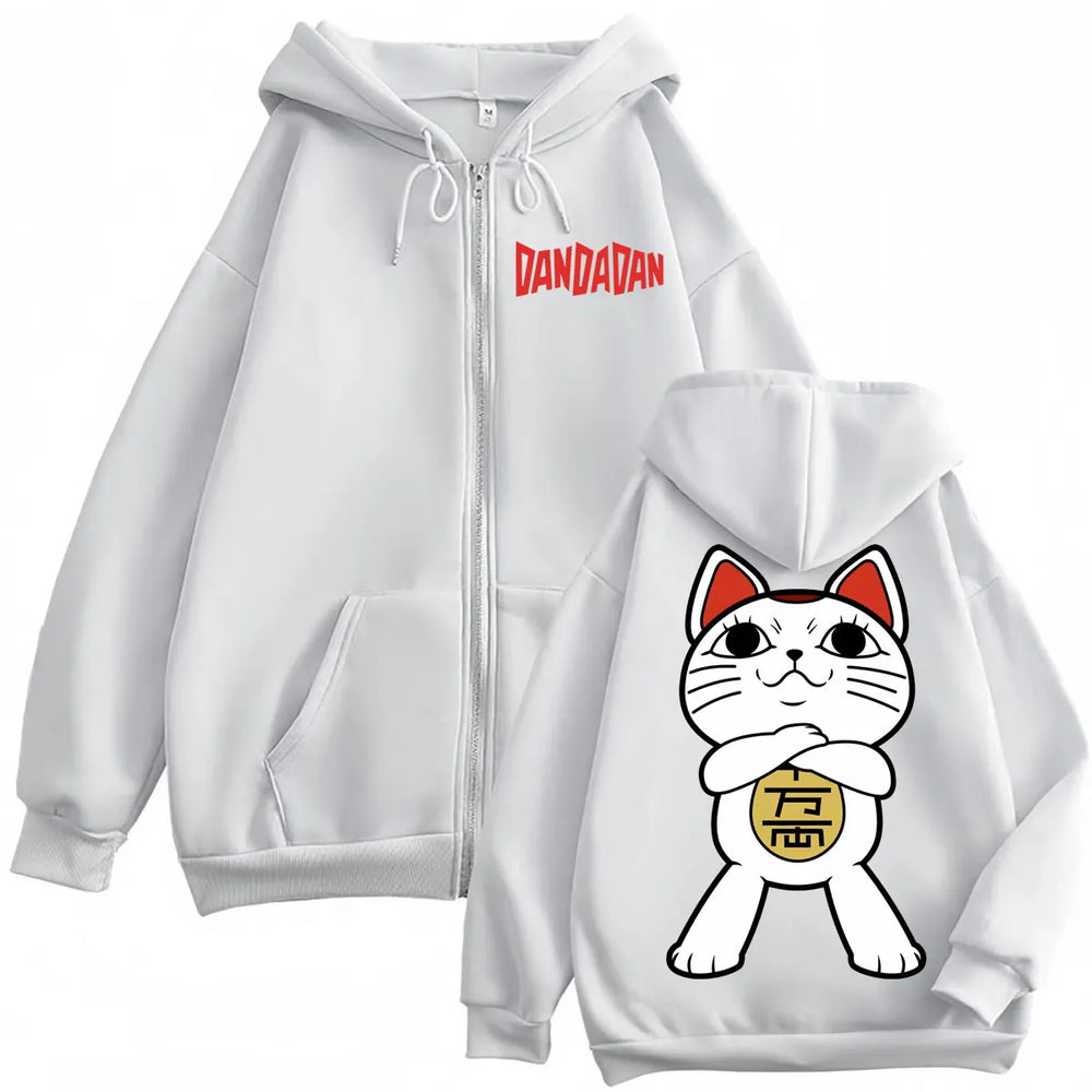Anime Dandadan Turbo Granny Graphic Zipper Hoodie – Men & Women Zip-Up Sweatshirt 6