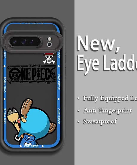 Roronoa Zoro Eye Ladder Case – One Piece Soft TPU Cover for Pixel 9–7A Pro 5G