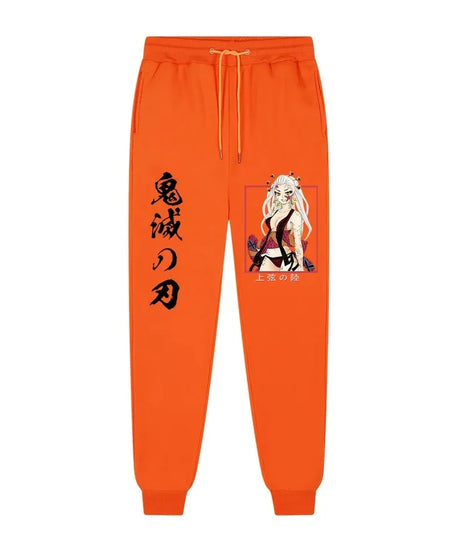 Anime Demon Slayer printed trousers men's comfortable fleece pants jogging men's trousers casual versatile sweatpants S-3XL