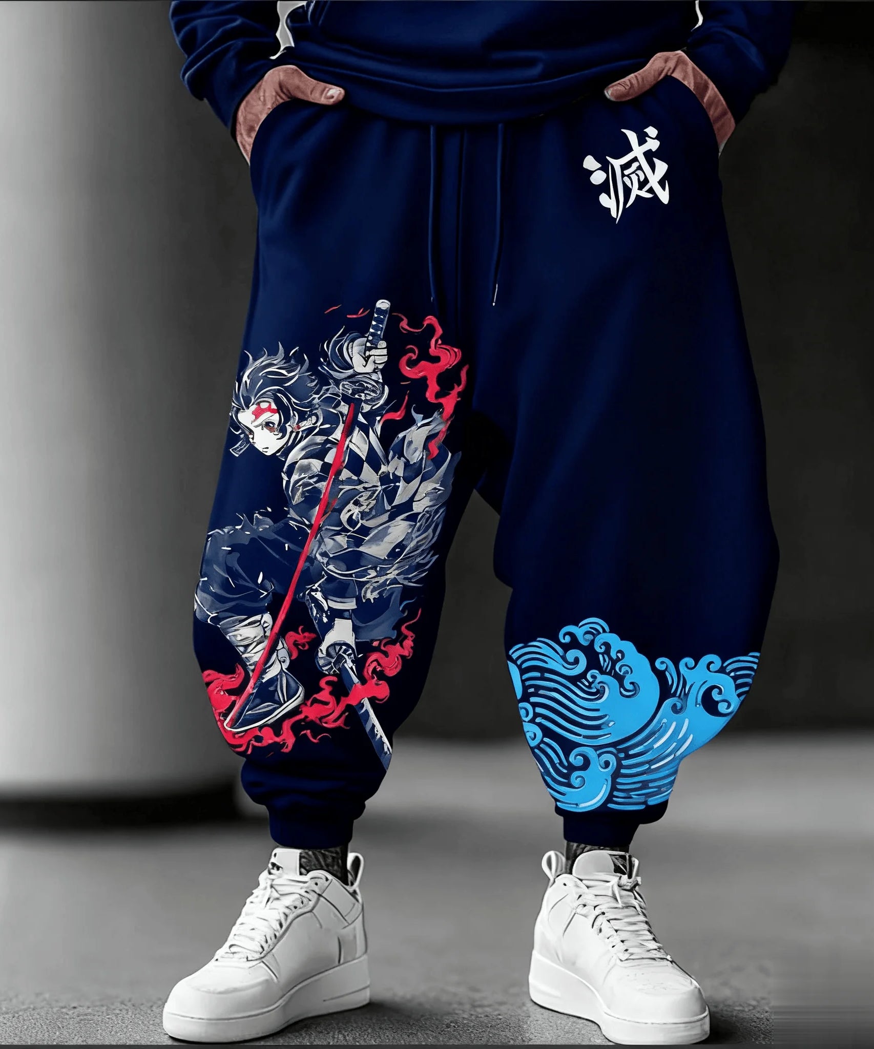 Kimetsu No Yaiba Tanjiro Anime Men Women Sweatpants Print Casual Pants Streetwear Trousers Sportswear Y2k Autumn Fashion