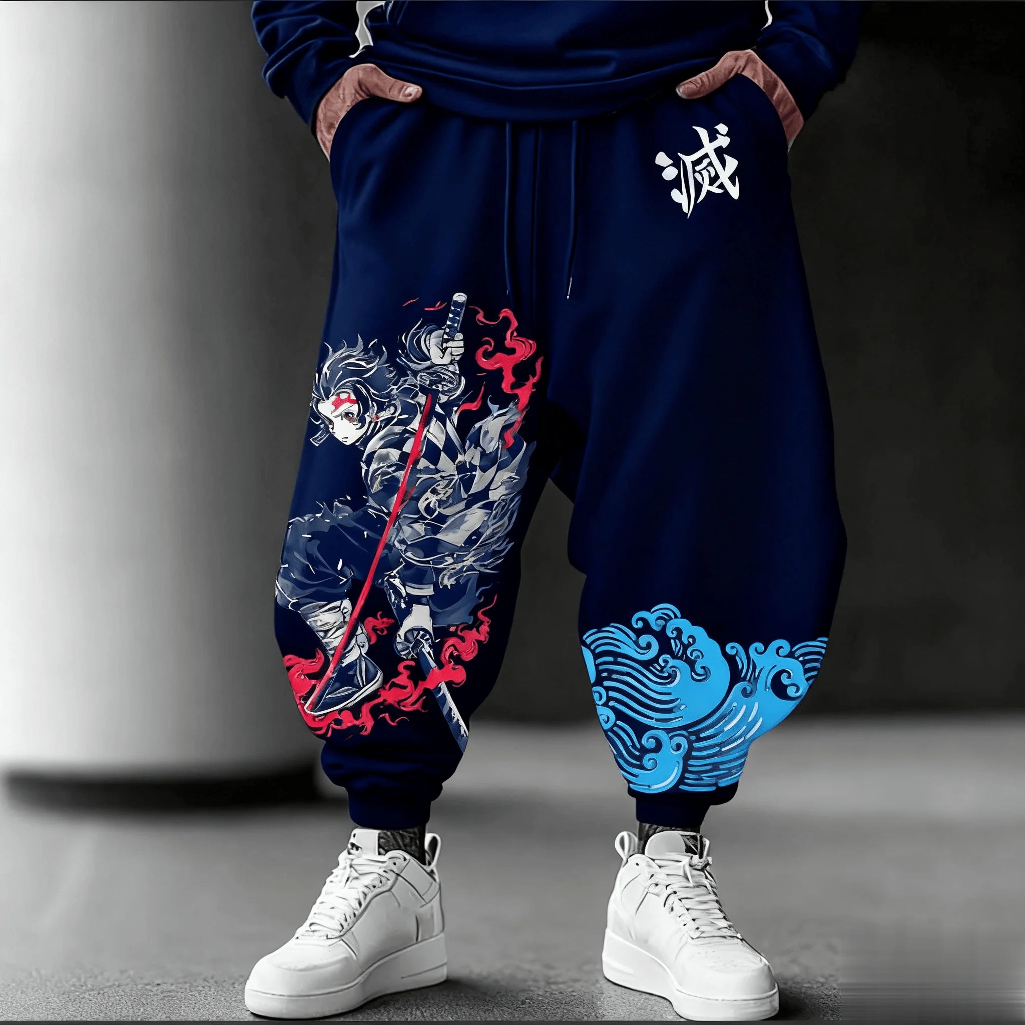 Kimetsu No Yaiba Tanjiro Anime Men Women Sweatpants Print Casual Pants Streetwear Trousers Sportswear Y2k Autumn Fashion