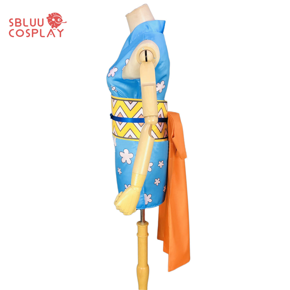 One Piece Wano Country Nami Cosplay Costume – Anime Kimono Outfit 2