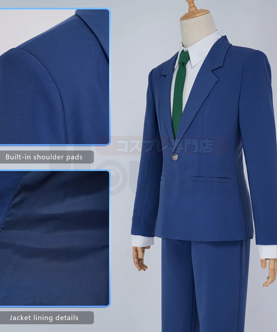 Detective Conan Jimmy Kudo Cosplay Suit – Shirt, Tie, Pants Set