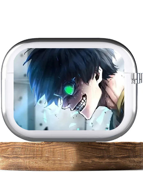 Anime My Hero Academia Midoriya Izuku Case for Airpods Pro 3 2 1 Airpod Cases TPU Transparent Earphone Cover