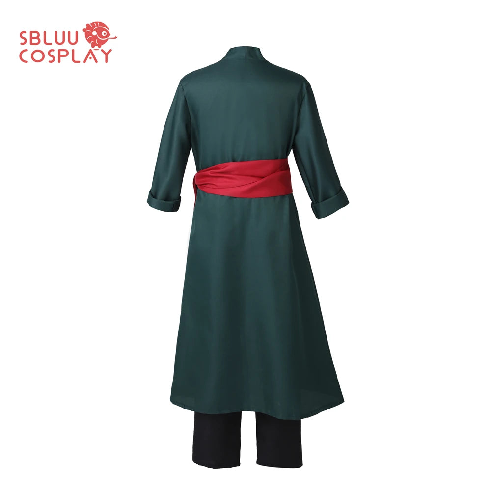 One Piece Roronoa Zoro Cosplay Costume – Anime Full Set Kimono Outfit 3