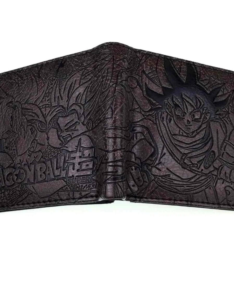 Dragon Ball Son Goku Turtle Wuzi Creative Embossed Short Wallet Coin Purse Student Fashion Personality Zero Wallets Card Wallet
