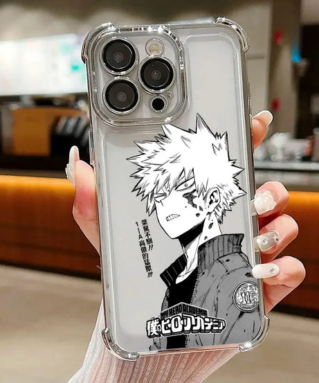 Deku Bakugo Anime Case For Samsung Galaxy A56 A55 A54 A52 A53 5G A36 A34 A35 A33 A50 A73 A26 A25 A16 A06 Clear Soft Phone Cover