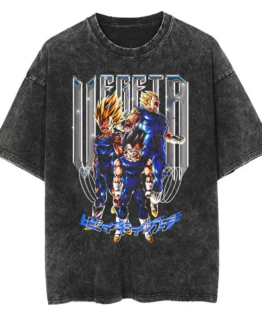 Dragon Ball Oversized Vintage T-Shirt – Streetwear Cotton Tee