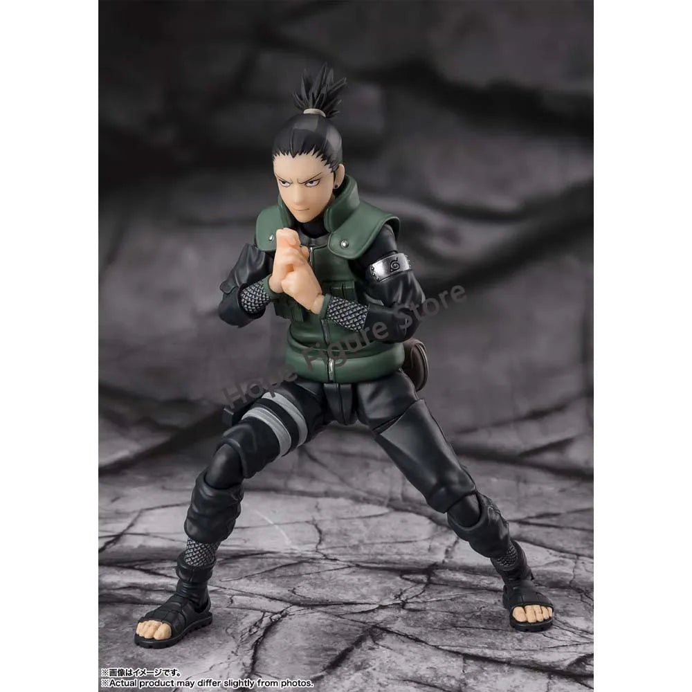 BANDAI SHFiguarts Shikamaru Nara Action Figure – Naruto Shippuden Official Collectible