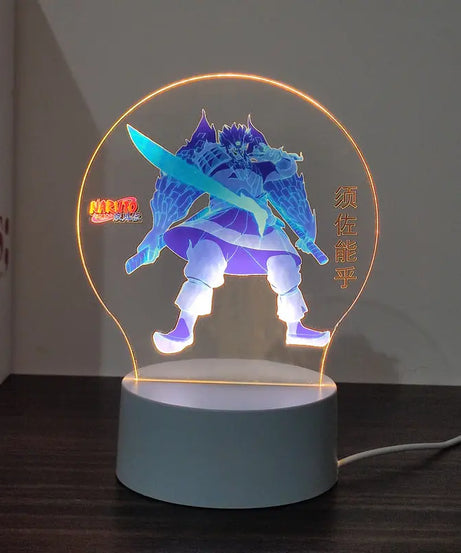 New Animation Naruto anime peripheral light-up stand night light Naruto Sasuke Uchiha Itachi Gaara Kakashi Tsunade holiday gift