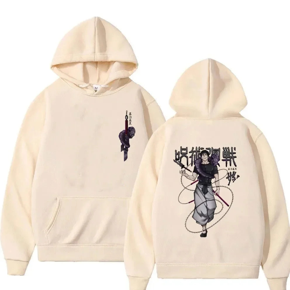 Jujutsu Kaisen Fushiguro Toji Anime Graphic Hoodie – Manga Streetwear Pullover 8