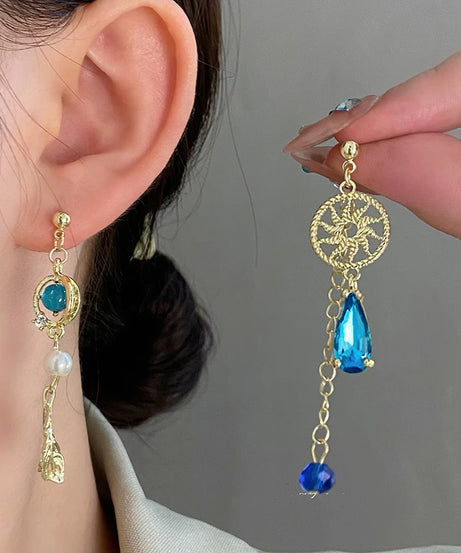 Game Genshin Impact Balladeer Wanderer Cosplay Pendant Ear Studs Scaramouche Kunikuzushi Earrings Women Eardrop Jewelry  Gifts