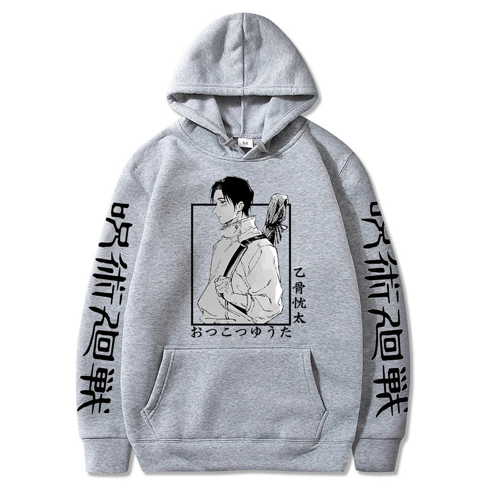 Jujutsu Kaisen Yuta Okkotsu Graphic Hoodie Vintage Oversized Streetwear 8
