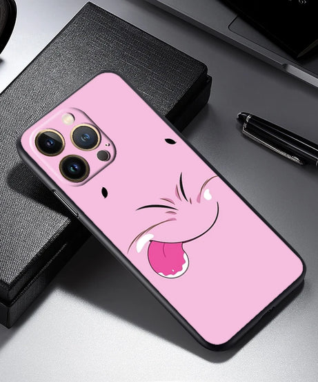 Dragon Ball Z Logo Black TPU Case – iPhone 7 to 15 Pro Max