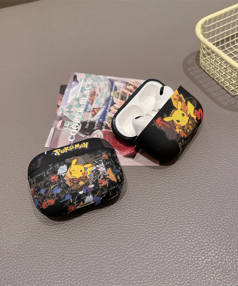 Anime Pokemon Cute Pikachu Earphone Case for Airpods 2 pro pro2 3rd 4 Cartoon Wireless Bluetooth Headphone Protective Cover