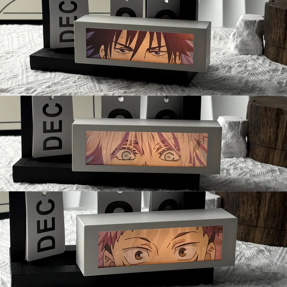 Anime 3D Motion Light Box – Manga Night Lamp for Bedroom & Gifts