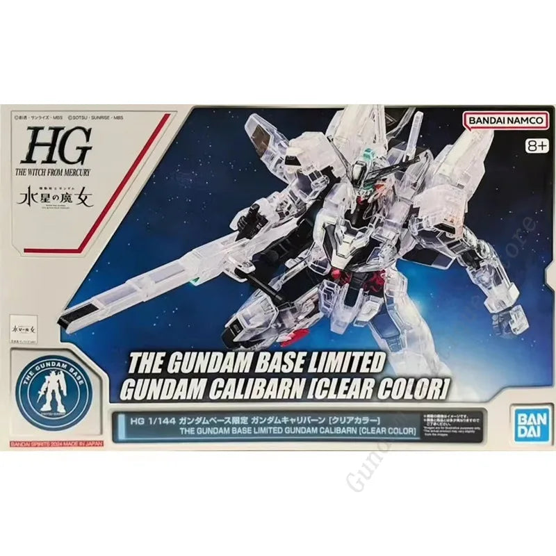 THE GUNDAM BASE LIMITED GUNDAM CALIBARN [CLEAR  COLOR] Anime Action Figure Collectible Assembly Model
