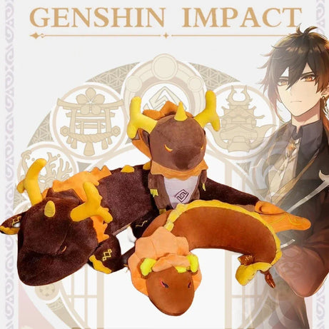 Genshin Impact Zhongli Plush Dragon Pillow