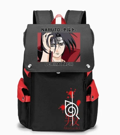 Naruto Anime Laptop Backpack – Large Capacity Travel & School Bag