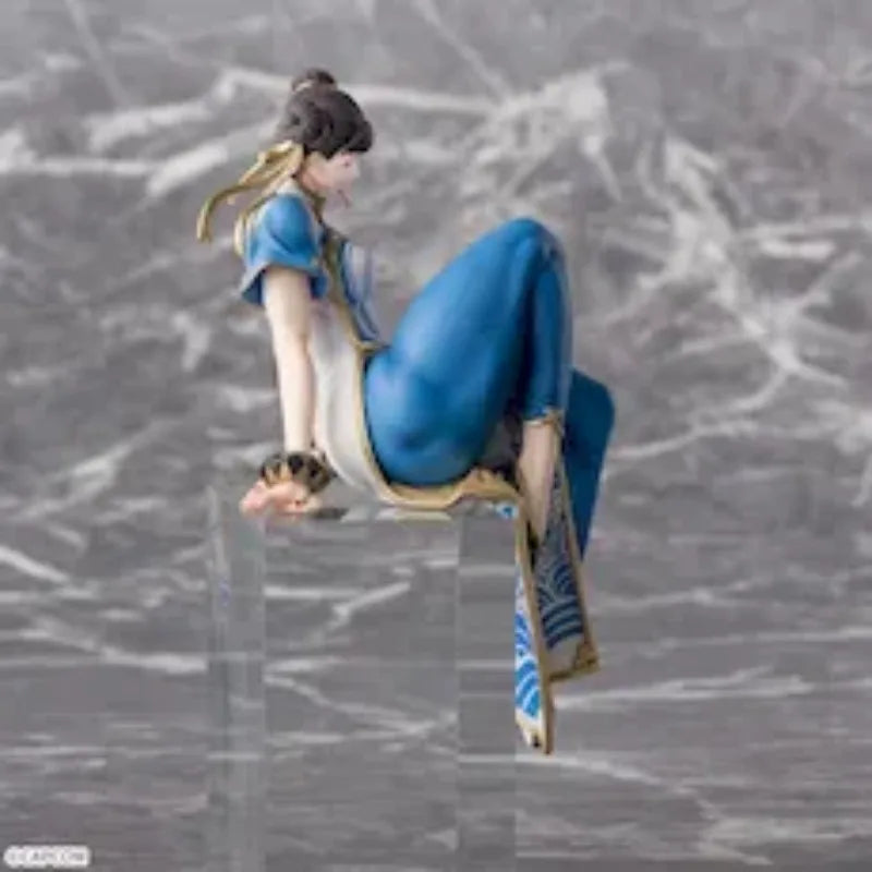 Street Fighter 6 Chun-Li 14Cm Action Figure Anime PVC Model Collectible Toys for Boys Kawaii Doll Gifts