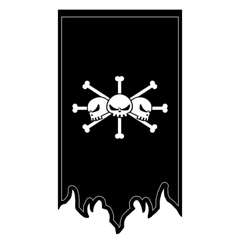 ONE PIECE New Legion Flag Pirate Flag Cartoon Anime Peripheral COSPLAY Decorative Flag Holiday Gift