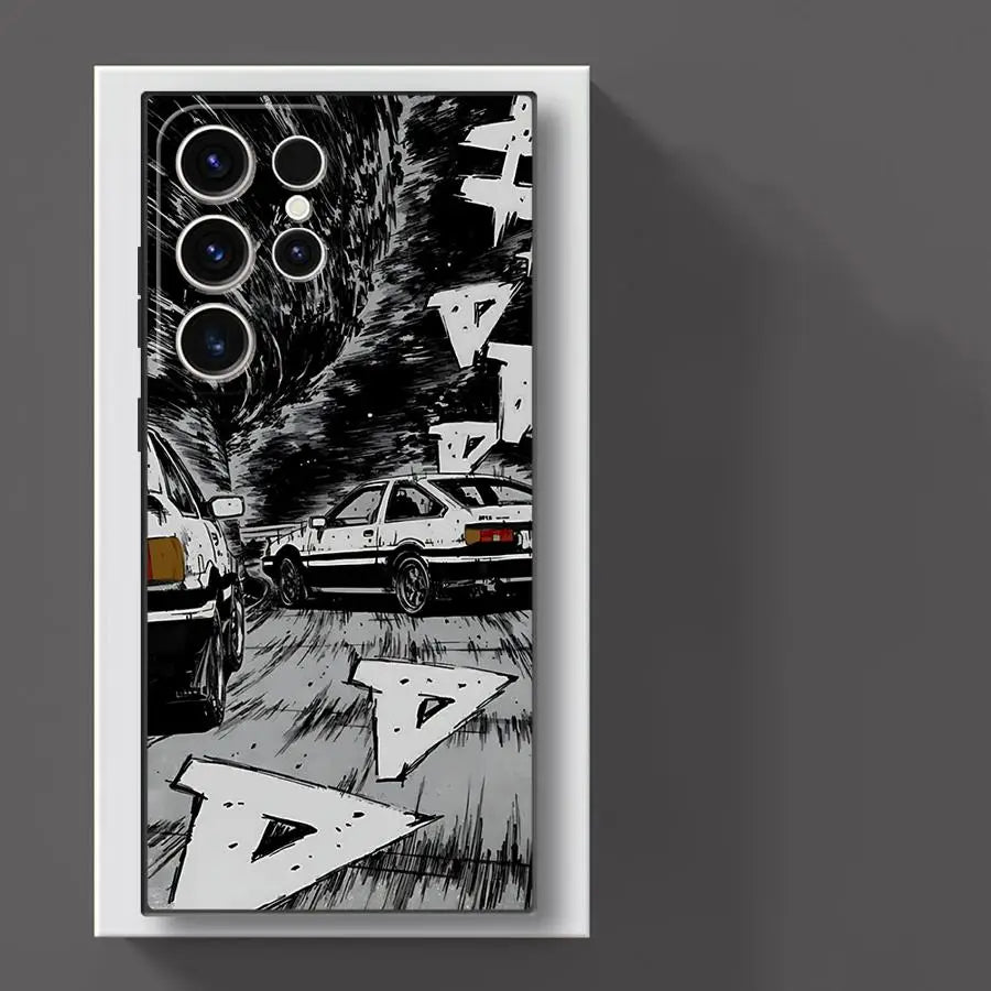 Anime Initial D Cool Phone Case for Samsung Galaxy S10 S9 Note 9 8 S8 Plus S10e Note 20 Ultra Note 10 Plus Silicon Cover