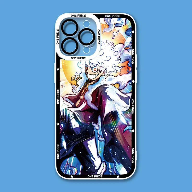 Anime O-One Piece Phone Case for iPhone 15 14 Pro Max 13 12 Mini 11 Pro XR XS X 8 7 6 6S Plus SE Soft Silicone Back Cover