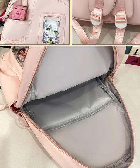 College Style Fashionable Backpack for Students Large Capacity Backpack for Women Highvalue Outdoor Backpack