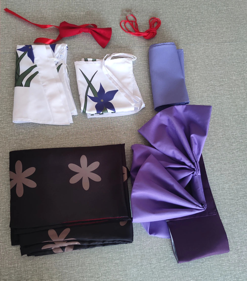 One Piece Wano Country Nico Robin Cosplay Costume – Anime Kimono Outfit 6