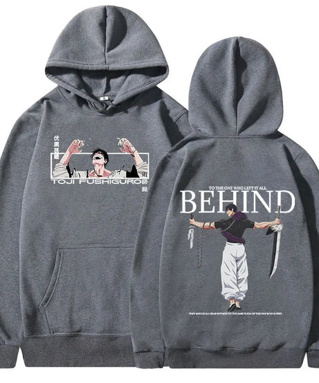 Anime Jujutsu Kaisen Fushiguro Toji Hoodies Men's Women Clothing Fashion Hip Hop Oversized Sweatshirts Casual Harajuku Pullovers