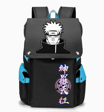 Naruto Anime Laptop Backpack – Large Capacity Travel & School Bag