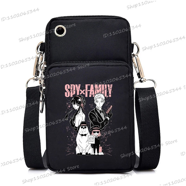 Spy x Family Anya Forger Mini Phone Crossbody Bag Casual Anime Shoulder Pouch
