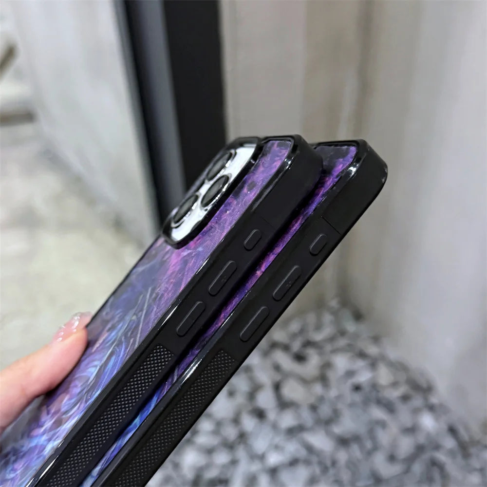 Anime Sasuke Itachi 3D Multi layer patterns Case For iPhone 16 15 14 13 12 Pro Max 11 Magnetic For Magsafe Wireless Charge Cover