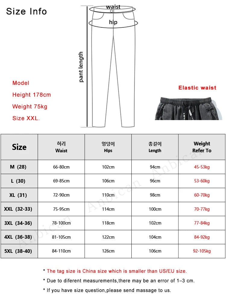 Baggy Cargo Denim Joggers — Streetwear Harem Jeans (Plus Size) 6