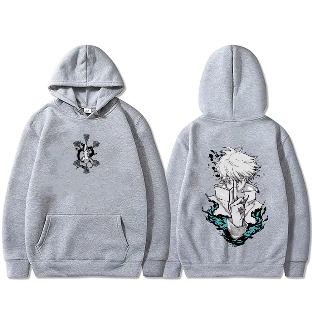 Jujutsu Kaisen Gojo Satoru Manga Graphic Hoodie Unisex Oversized Harajuku Pullover 4