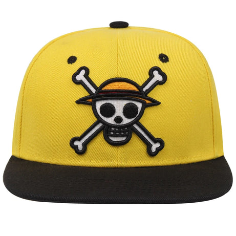 Anime Hats The straw hat Pirates Monkey Adjustable Snapback Baseball Caps Adult Casual Sun Hats Hip Hop Cap