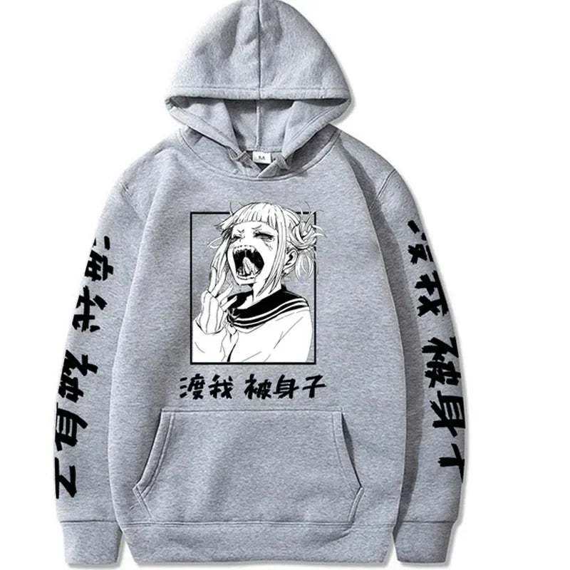 My Hero Academia Katsuki Bakugo Kanji Graphic Hoodie Harajuku Streetwear 2