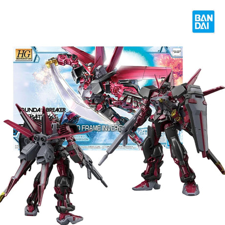 GUNDA BREAKER HG 1/144 GUNDAM ASTRAY RED FRAME INVERSION Model Kit Anime Action Fighter Figure Assembly Toy