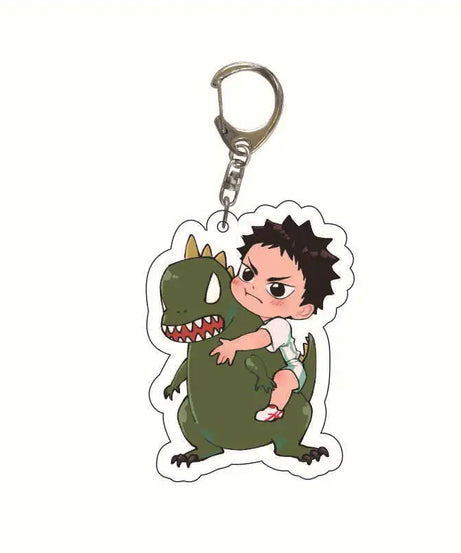 Acrylic Haikyuu Hinata Shoyo Tobio Kageyama Anime Keychain Jewelry Campus Related Products Cultural Friends Gift Bag Charms New