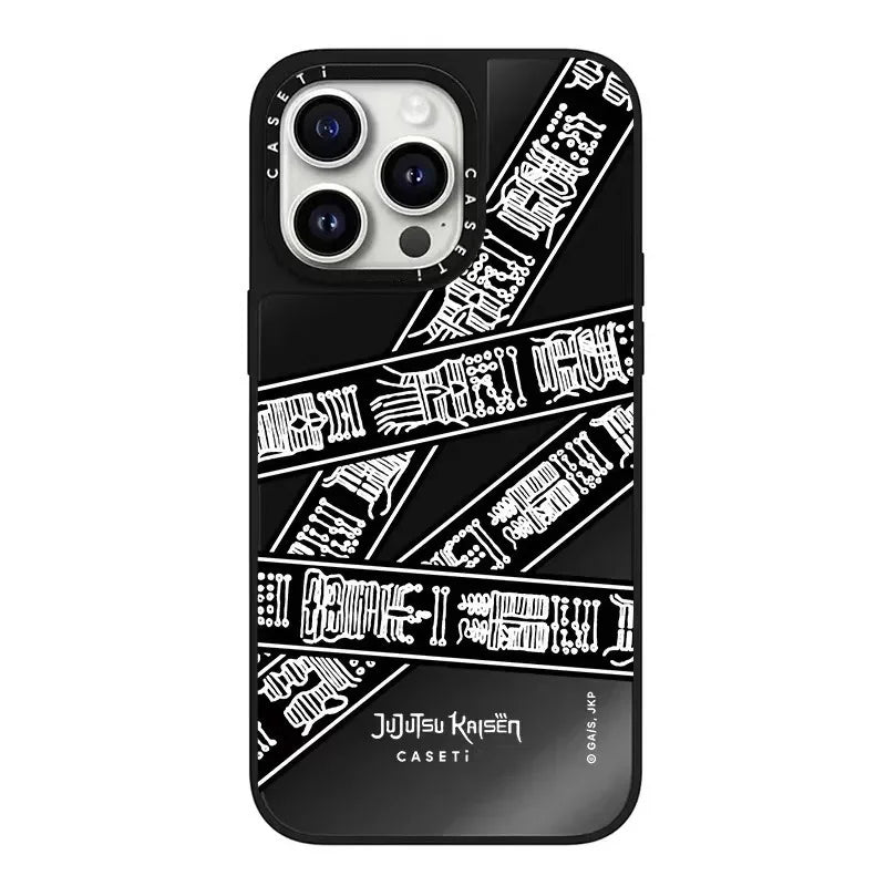 Jujutsu Kaisen Mirror Phone Case – Anti-Fall Anime iPhone 16 Pro Max