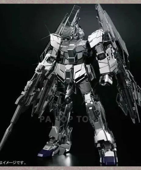 HGUC 1/144 Unicorn 03 Phenex Assembly Model Kit Action Figure Electroplated Silver Plating Mecha Toy Collection Decor Gift Toys